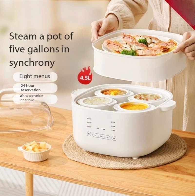 Slow Cooker Ceramic - قدر طهي كهربائي سيراميك أوتوماتيكي سعة