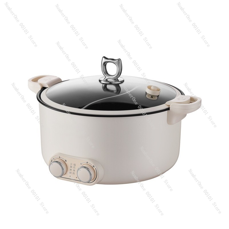 قدر كهربائي مزدوج سعة 6 لتر و  - مراجعة Hot Pot Electric وسعره
