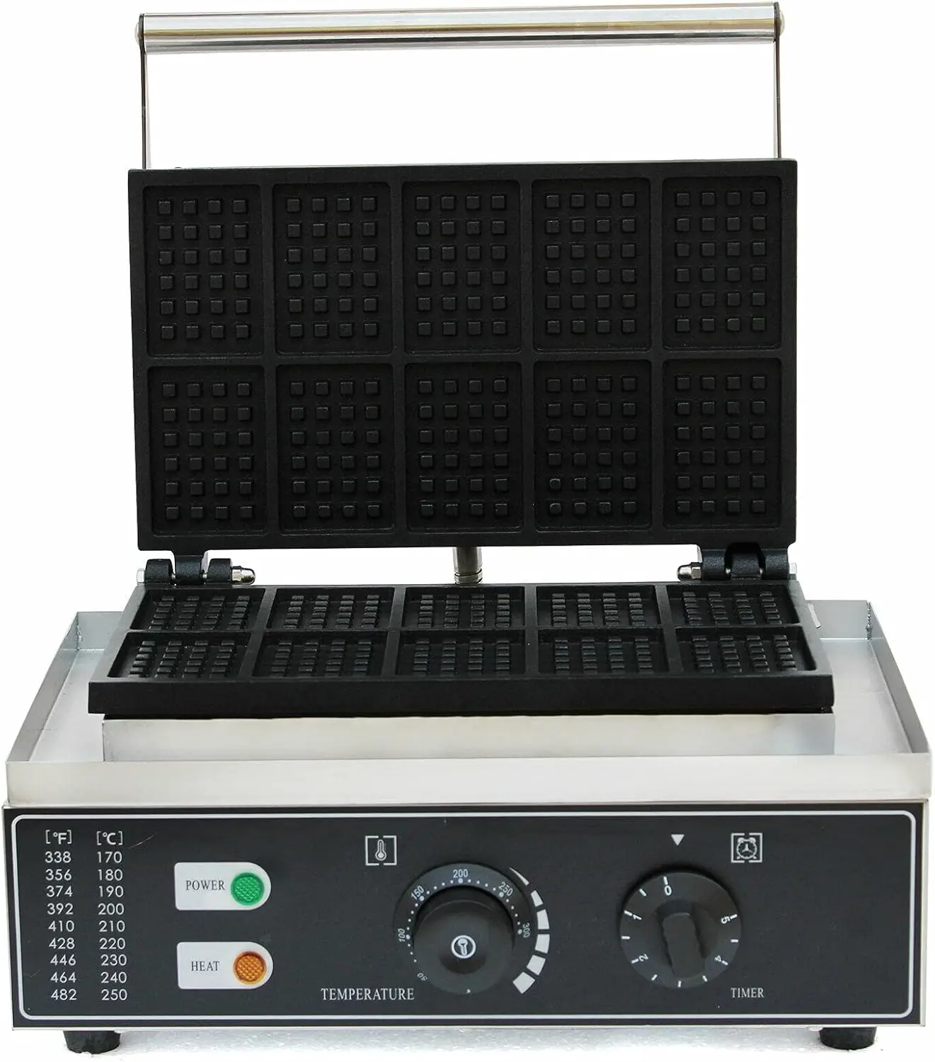 آلة صنع الوافل التجارية، 10 فت - مراجعة Waffle Iron Belgian وسعره