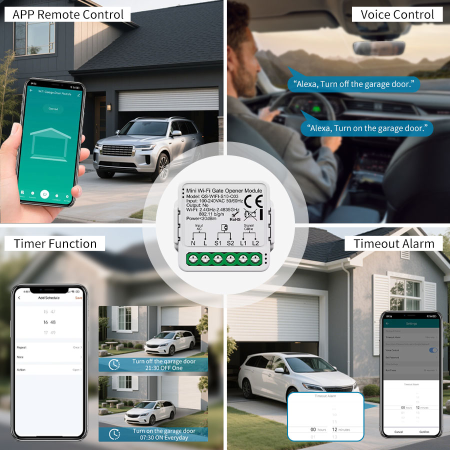 وحدة تحكم ذكية لفتح باب المرآب - مراجعة Kitchen Appliances Garage وسعره