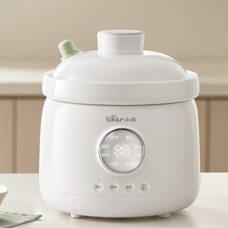 الدب الطفل طباخ الطعام الكهربا - مراجعة Slow Cooker Ceramic وسعره