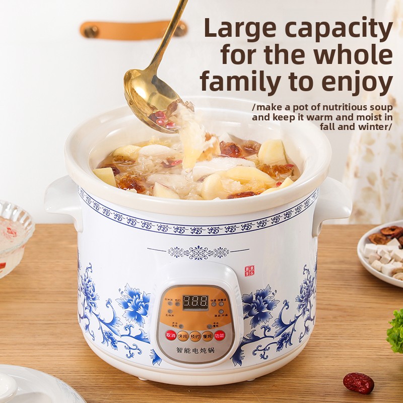طباخ كهربائي بطيء للحفاظ على ا - مراجعة Slow Cooker Ceramic وسعره