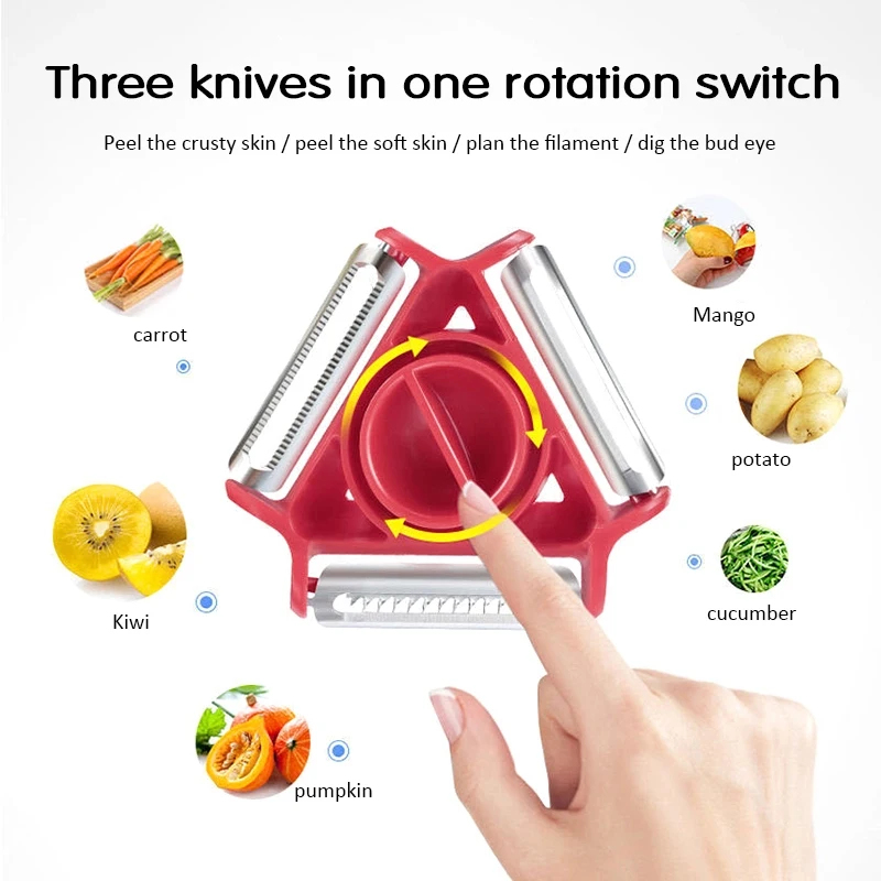 1/3 قطع مجموعة مقشرة سحرية ثلا - مراجعة Kitchen Appliances Japan وسعره