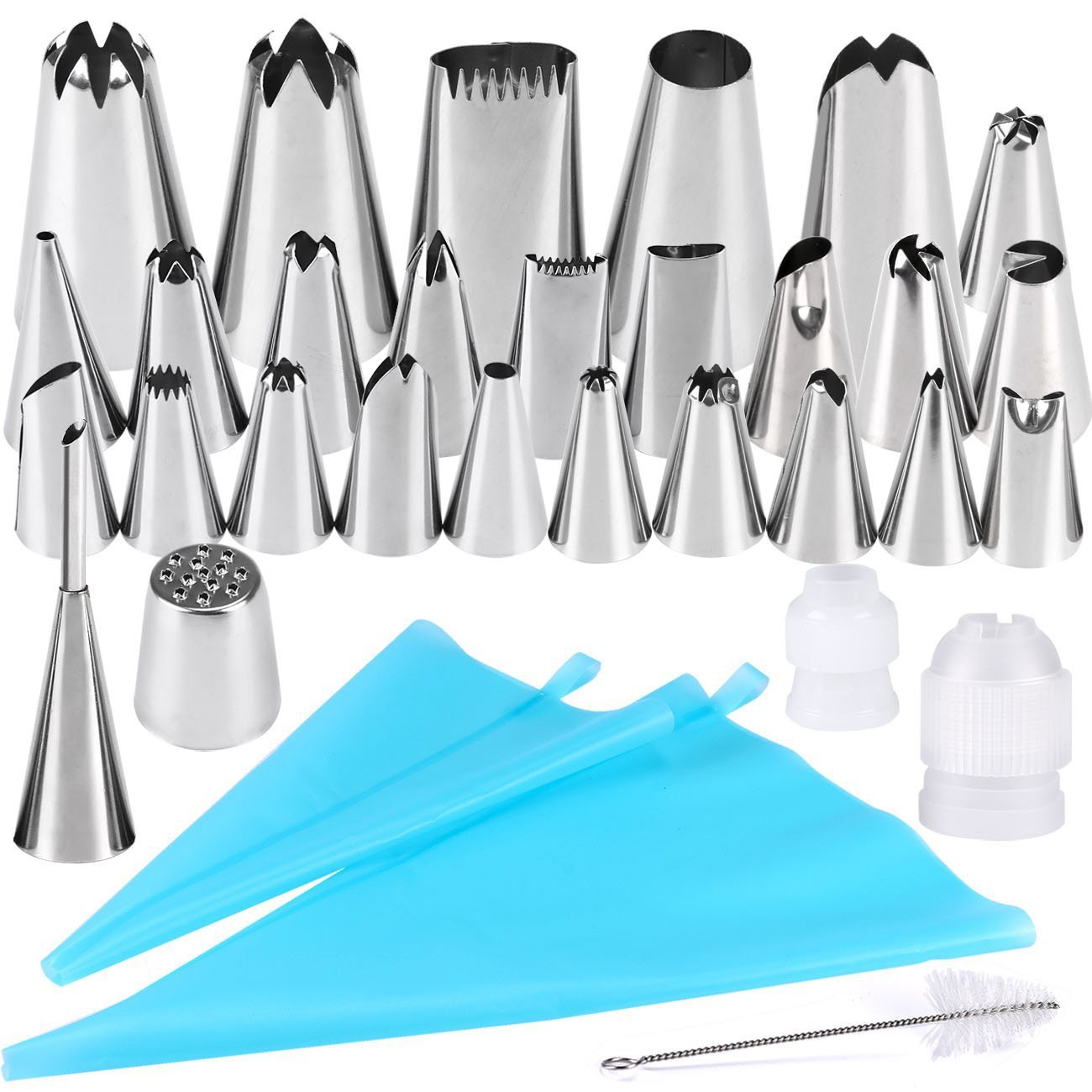أدوات تزيين الكيك بالفوهة، معد - مراجعة Kitchen Appliances Garage وسعره