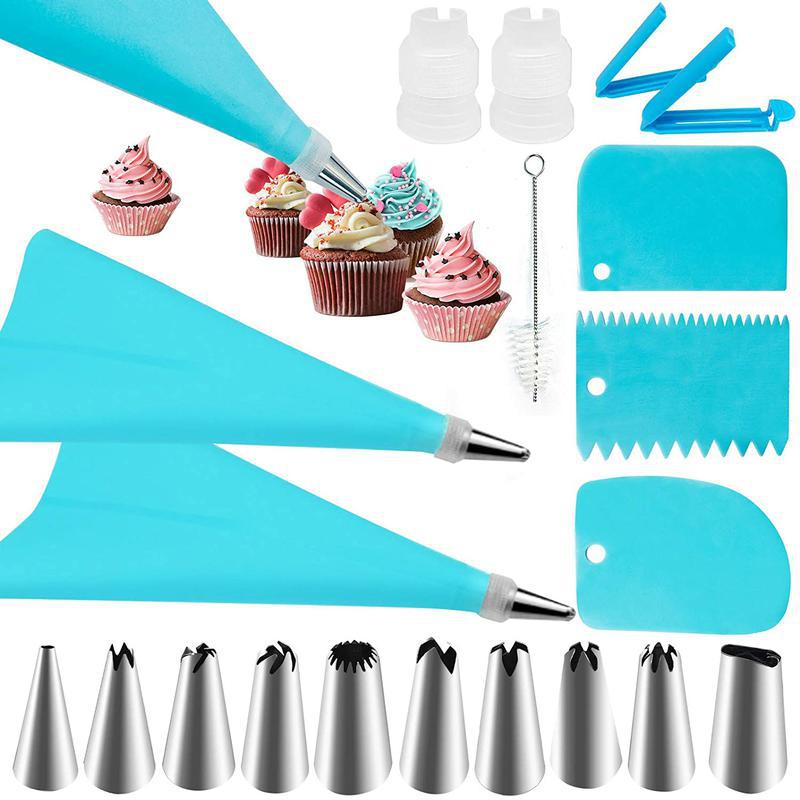 أدوات تزيين الكيك بالفوهة، معد - مراجعة Kitchen Appliances Garage وسعره
