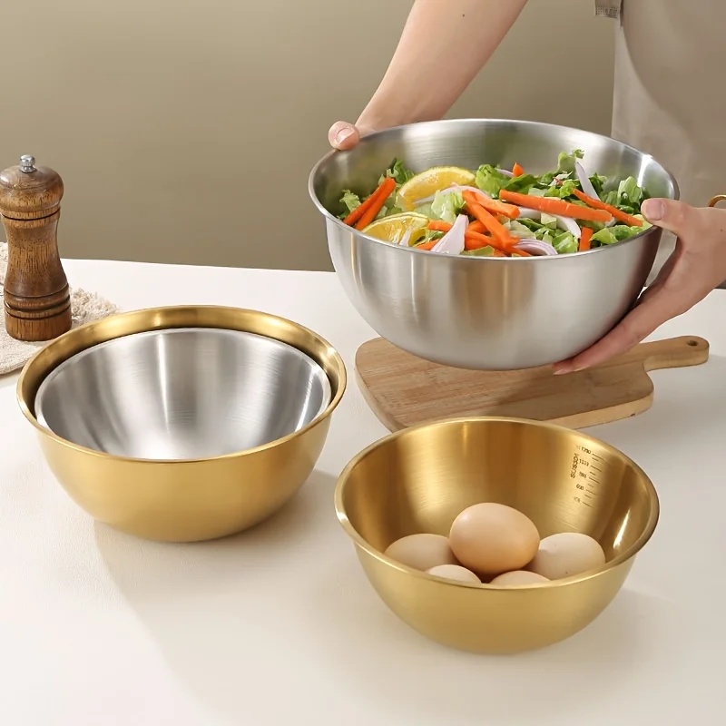 مجموعة من 3 أوعية خلط من الفول - مراجعة Kitchen Appliances Garage وسعره